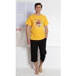 Gazzaz pánské pyžamo kapri Mexiko žlutá – Zboží Dáma