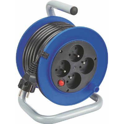 Prodlužovací kabel na bubnu 4 zásuvky 15 m – Zboží Živě