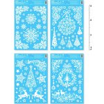 Okenní fólie MFP Paper vánoce glitr VA003 20x30cm – Hledejceny.cz