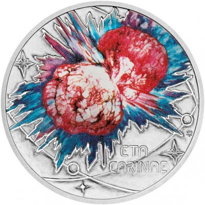 Česká mincovna Stříbrná mince Mléčná dráha - Eta Carinae proof 31,1 g – Zboží Mobilmania