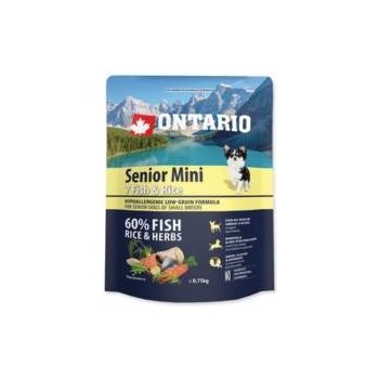 Ontario Senior Mini Fish & Rice 2,25 kg