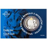Česká mincovna Stříbrná mince Český lev 2026 selekt. pokov Au proof 1 oz – Sleviste.cz