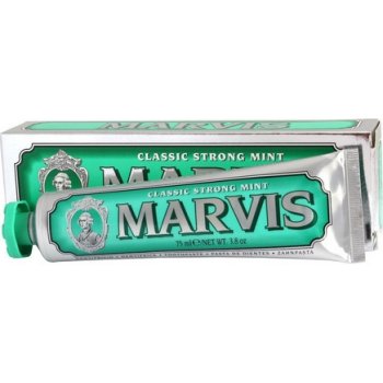 Marvis Classic Strong Mint zubní pasta bez fluoridu 75 ml