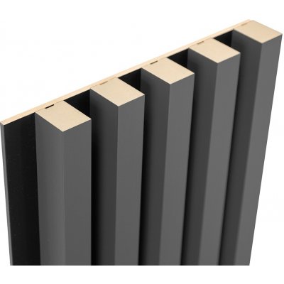 Woodele Robust na černé MDF desce 300 x 2750 mm Graphite 1ks – Zboží Mobilmania