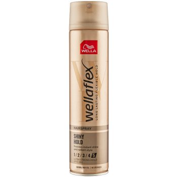 Wella Wellaflex Shiny hold lak na vlasy pro ultra silné zpevnění 250 ml