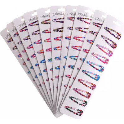 10 ks barevných sponek pro děti s květinami – Hledejceny.cz