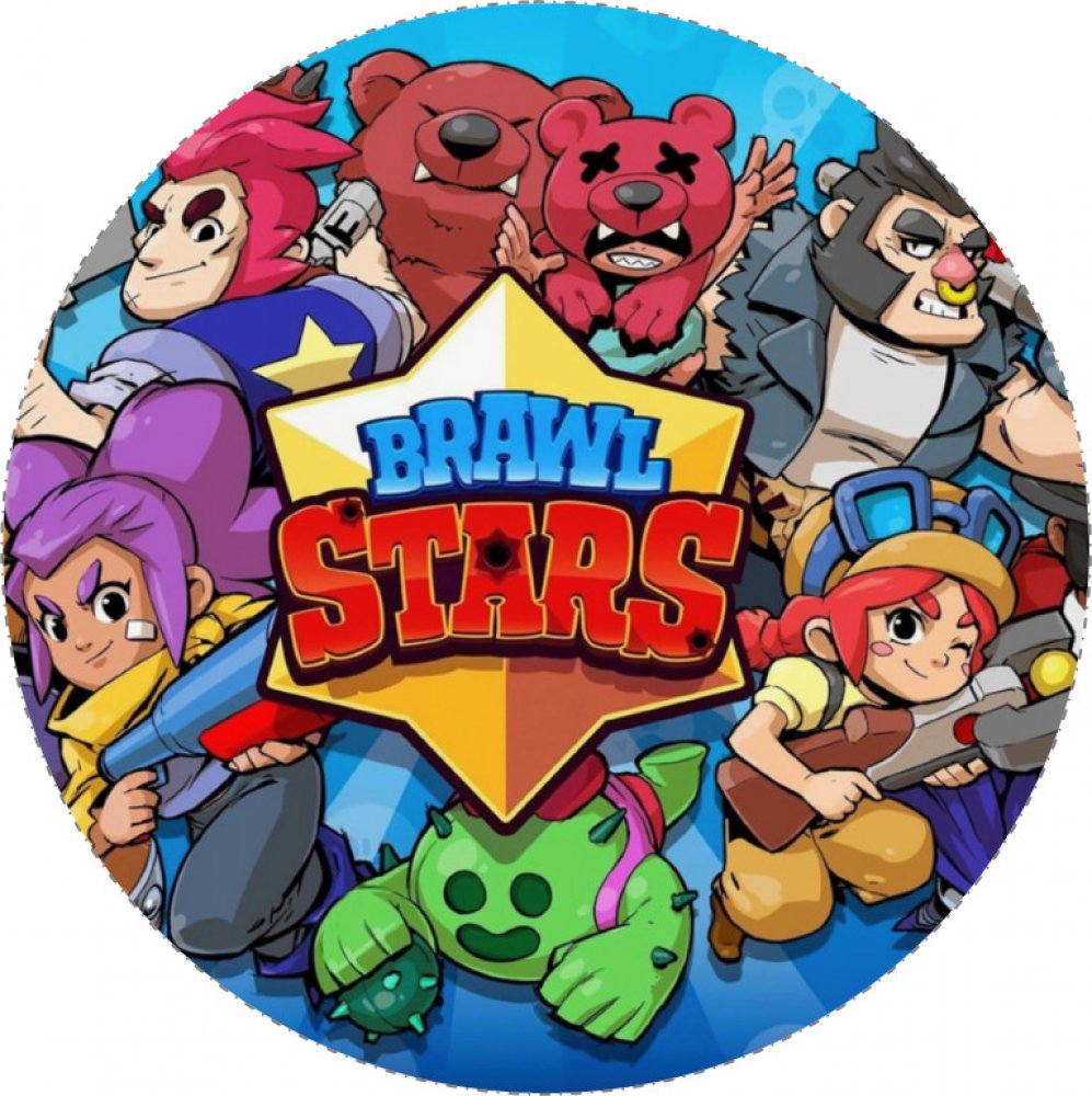 MODECOR Jedlý papír na dort BRAWL STARS NEW 2021 průměr ...