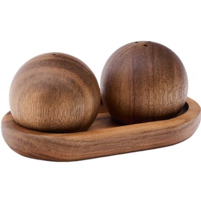 Kave Home Dřevěný set slánky a pepřenky Nukha – Hledejceny.cz