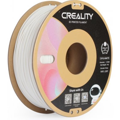Creality CR-PLA Matte sádrově bílá 1,75 mm, 1 kg – Zboží Živě