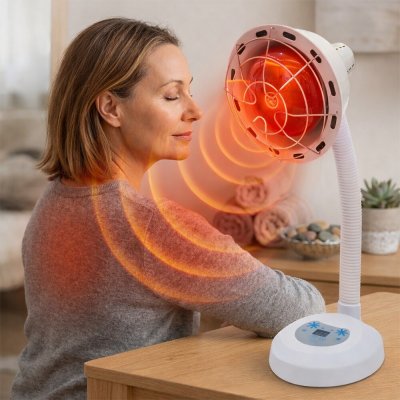 Infračervená lampa Sollux s časovačem a 100 % UV filtrem 275 W – Hledejceny.cz