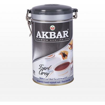 Akbar Premium Earl Grey plech 225 g