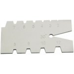 KMITEX Šablona pro trapézový závit 2-12mm/úhel 30° – Hledejceny.cz