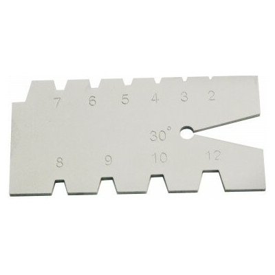 KMITEX Šablona pro trapézový závit 2-12mm/úhel 30° – Hledejceny.cz