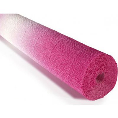 Cartotecnica Rossi Krepový papír role 180g (50 x 250cm) - bílo-fuchsiová 600/1 – Zbozi.Blesk.cz