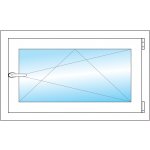 OKNA HNED Plastové okno 78x47 cm bílé otevíravé a sklopné pravé – Hledejceny.cz