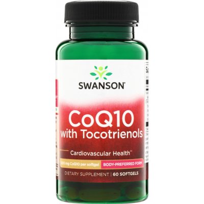 Swanson Koenzym Q10 200 mg + Tokotrienoly 20 mg 60 kapslí – Hledejceny.cz