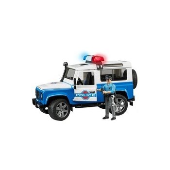 Bruder 2595 Land Rover Defender Policie s policistou