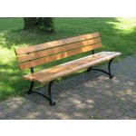 Rojaplast zahradní lavice přírodní 180 cm, 70 cm, 56 cm – Zboží Dáma