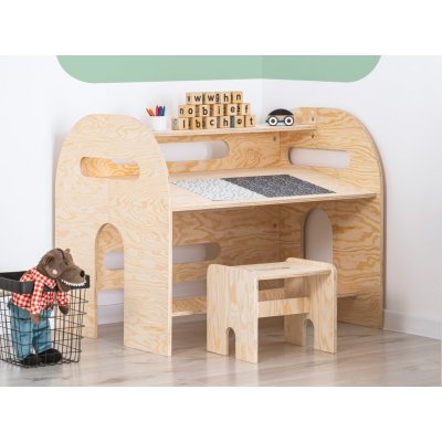 ADEKO Dětský stůl s židličkou KOSMOS natur – Zboží Mobilmania