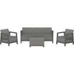 Scandi Linea 77,5 x 182,5 x 73 cm šedá – Hledejceny.cz