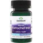 Swanson Chelated Ferrochel Iron 18 mg 180 kapslí – Hledejceny.cz