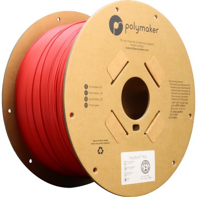 Polymaker PolyTerra PLA Lava Red 1,75mm 3kg – Zboží Živě