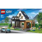 LEGO® City 60398 Rodinný dům a elektromobil – Hledejceny.cz