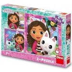 Dino GÁBI A KAMARÁDI 3x55 dílků – Sleviste.cz