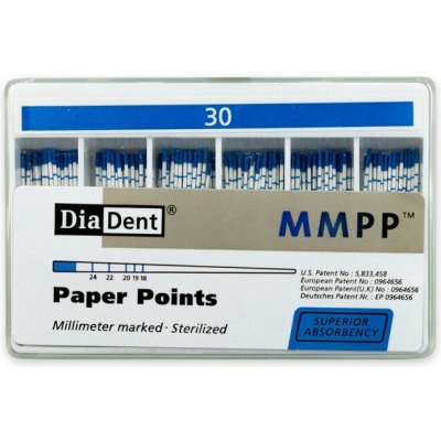 DiaDent Papírové Čepy MMPP 02Taper ISO30 200 ks – Hledejceny.cz