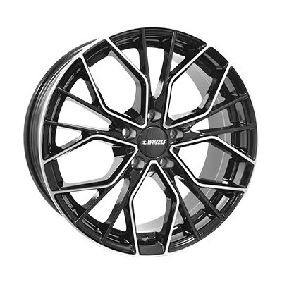 IT WHEELS TIARA 7.5x17 5x108 ET44 gloss black + polished – Hledejceny.cz