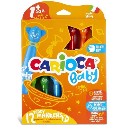Fixy CARIOCA dětské Baby 1+, 12 ks – Zboží Dáma