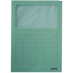 Leitz Desky s okénkem, světle zelené, karton, A4, LEITZ 14202 – Zboží Živě