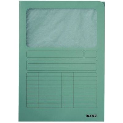 Leitz Desky s okénkem, světle zelené, karton, A4, LEITZ 14202 – Zboží Živě