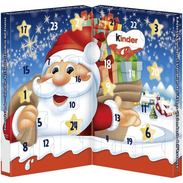 Ferrero Christmas Kinder Santa Tisch-Adventskalender 127g od 239 Kč -  Heureka.cz