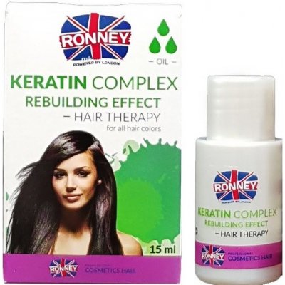 Ronney Hair Therapy Keratin Oil pro slabé a křehké vlasy 15 ml