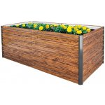 Strend Pro Garden vyvýšený záhon 200x100x77cm 3D drevo kov – Hledejceny.cz