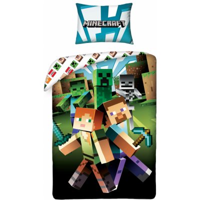 Halantex Minecraft Zombie Útok MNC-201BL 140x200 70x90 – Hledejceny.cz