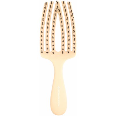 Olivia Garden Fingerbrush Kids dětský kartáč na vlasypastelově žlutý – Zboží Dáma