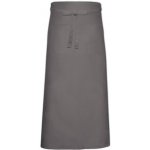 Link Kitchen Wear Bistro zástěra s přední kapsou X968T Dark Grey Pantone 431 100x100cm – Hledejceny.cz
