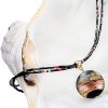 Náhrdelník Lampglas Tajemný dámský Mystery s perlou s 24karátovým zlatem NP18