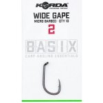 Korda Basix Wide Gape Hooks Barbed vel.2 10 ks – Zboží Dáma
