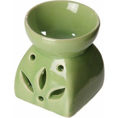 Nefertitis aroma lampa keramická Zelené lístky NF59756 cca 6 x 7 cm – Hledejceny.cz