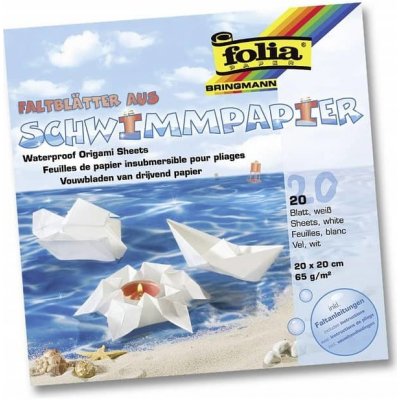 Folia voděodolný origami papír 20 listů 20 x 20 cm – Zboží Dáma