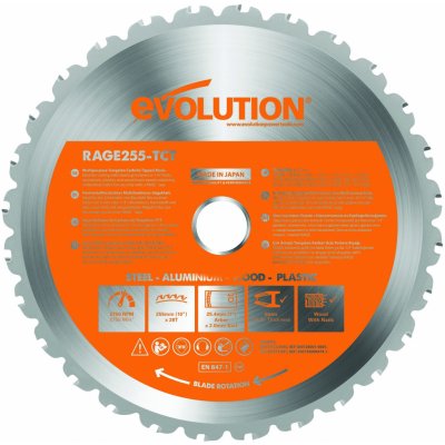 Evolution KOTOUČ EVO RAGE 3 255x25 mm – Sleviste.cz