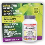Webber Naturals Ashwagandha 3600 mg 120 kapslí – Hledejceny.cz