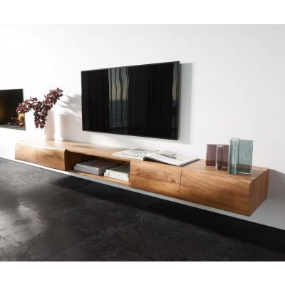 Delife New Live Edge 200 cm 4 dvířka závěsný – Sleviste.cz