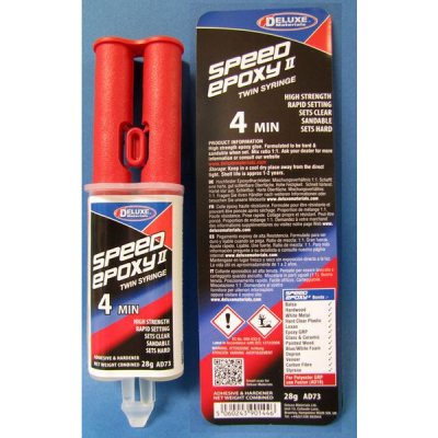Deluxe Materials Speed Epoxy II 4 min v injekčních stříkačkách 28 g – Hledejceny.cz