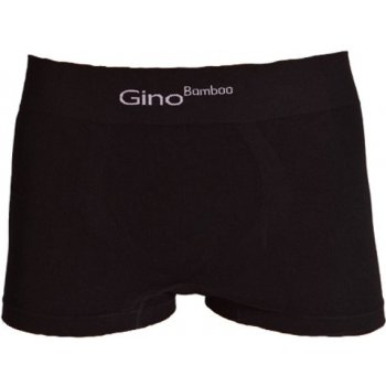 Gino bezešvé boxerky Bamboo Short černé