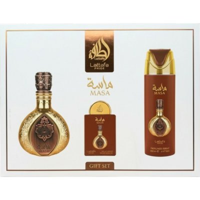 Lattafa Pride Masa EDP 100 ml + EDP 20 ml + tělový sprej 200 ml – Hledejceny.cz