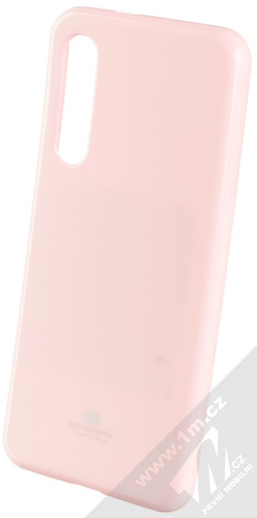 Pouzdro Goospery Jelly Case TPU ochranné silikonové Xiaomi Mi 9 SE světle růžové